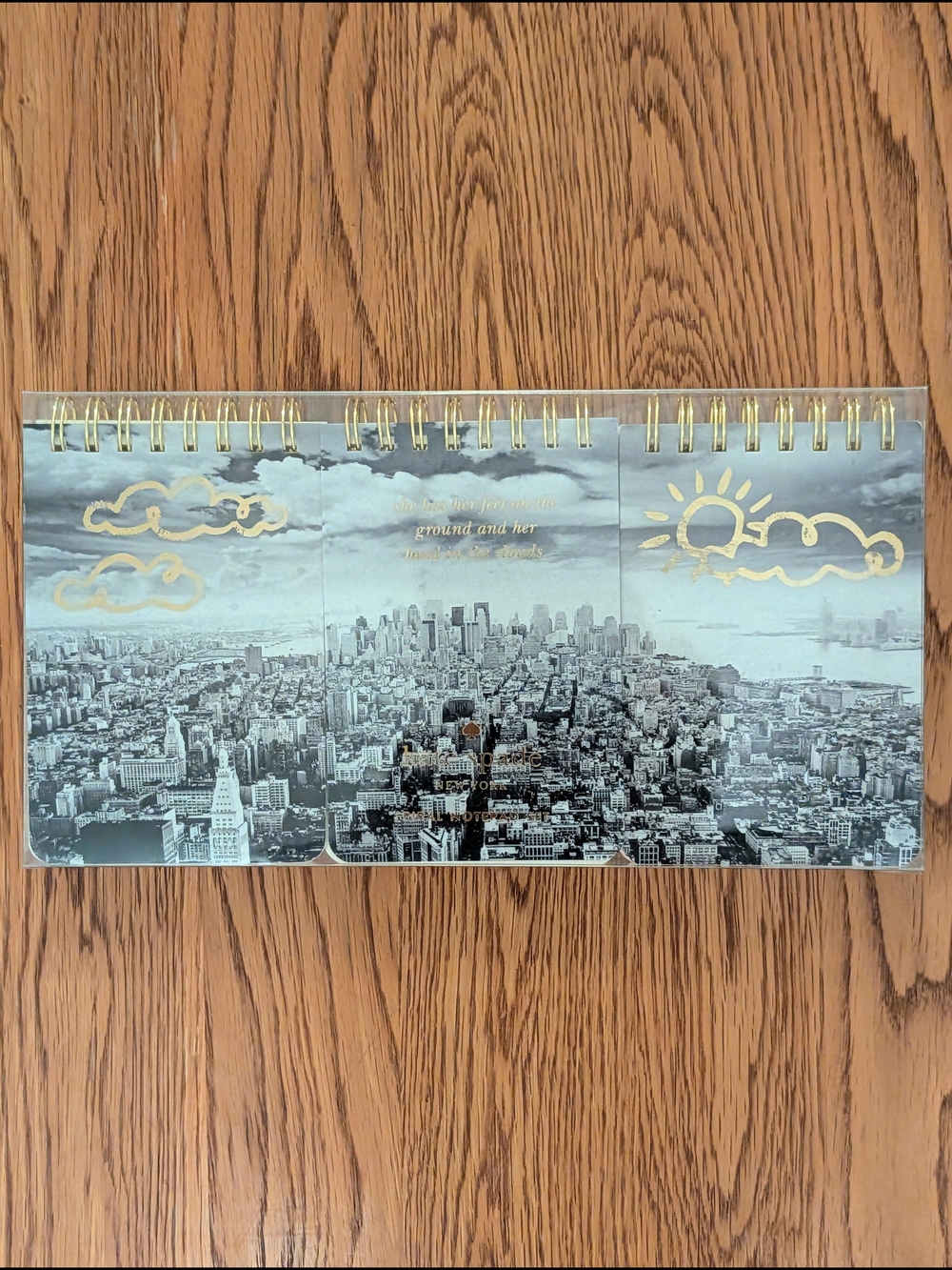 Kate Spade Mini Spiral Notepad Set of 3 Monochrome NYC Skyline